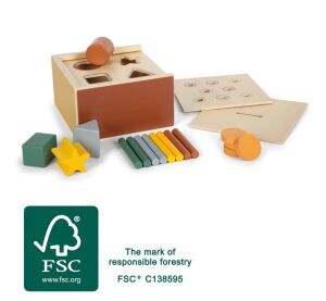 small foot Montessori multifunktionales Einwerfen